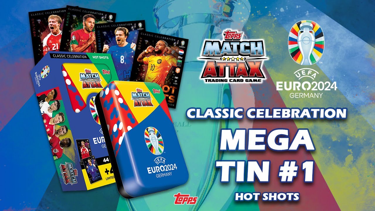 RELIC CARD 🔥😱 • TOPPS UEFA Euro 2024 Match Attax - Classic Celebration MEGA TIN 1 - Hot Shots