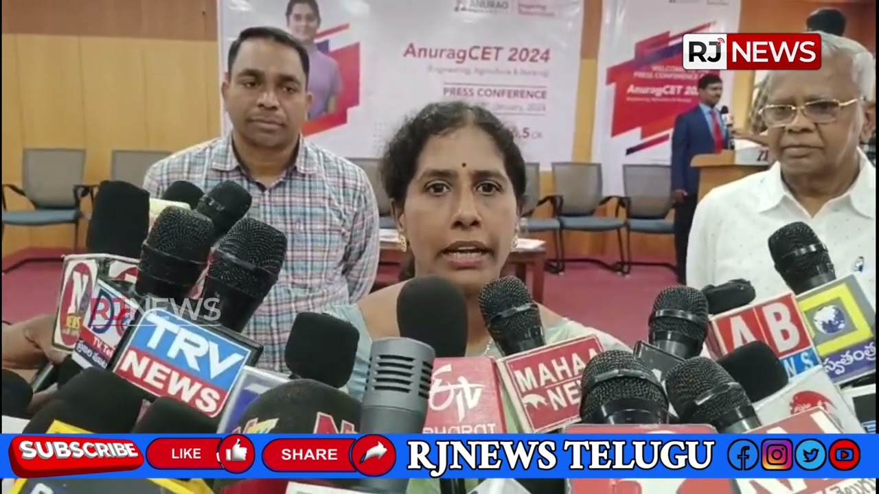Press Conference At AnuragCET 2024 Engineering & Agricultural & Nursing