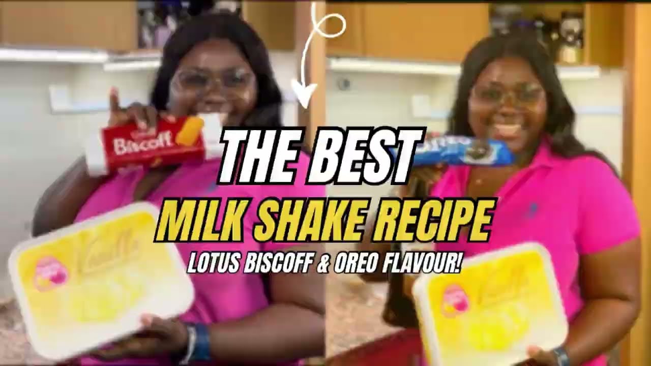 How to make the best Oreo and Biscoff milk shake #chefkoko #ytviral #foodcontent #milkshake 