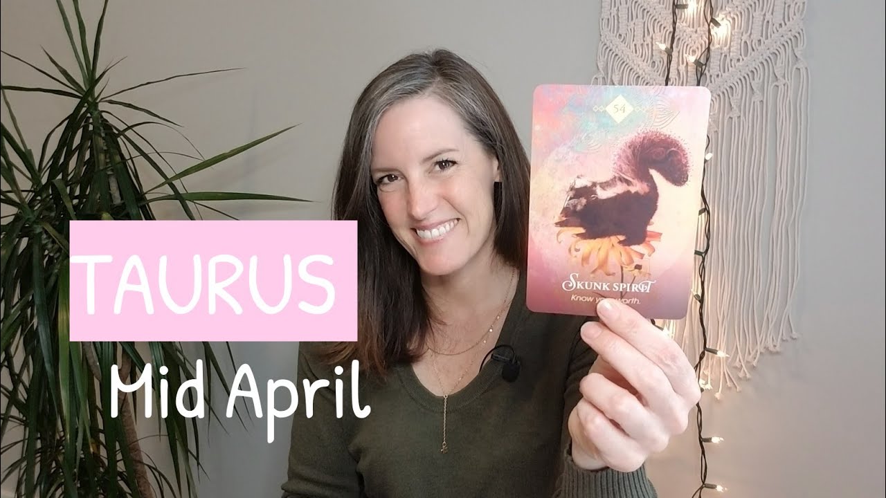 TAURUS MID APRIL:  Standing up for yourself.  You are setting the bar.