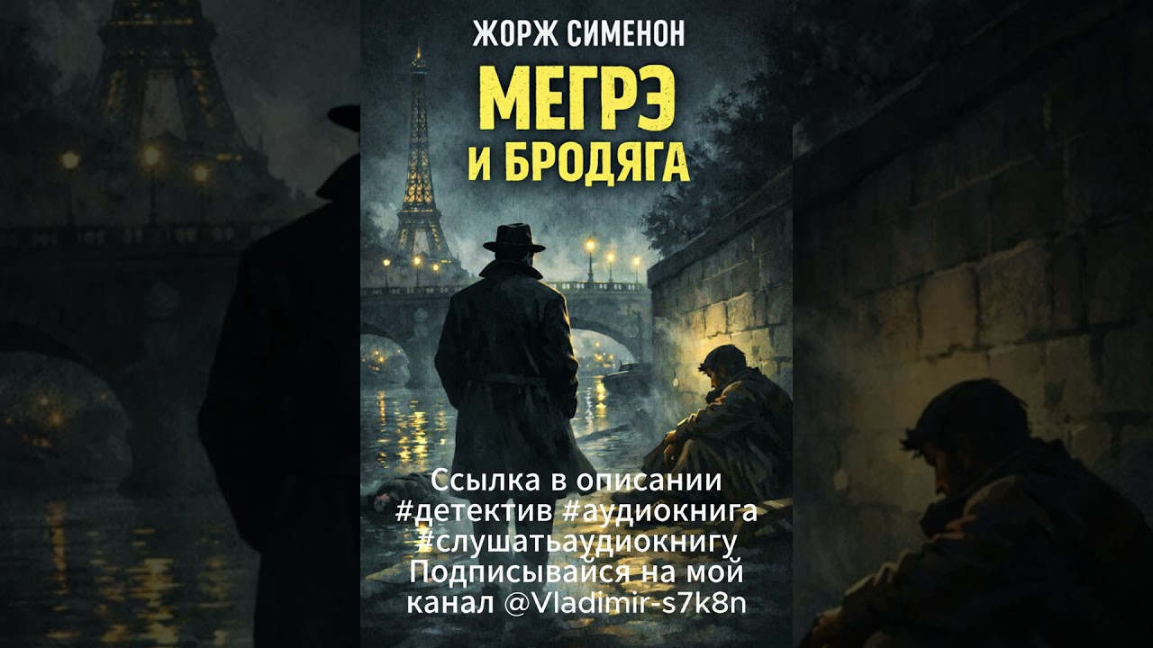 Жорж Сименон Мегре и бродяга      #детектив #аудиокниги #слушатьаудиокниги