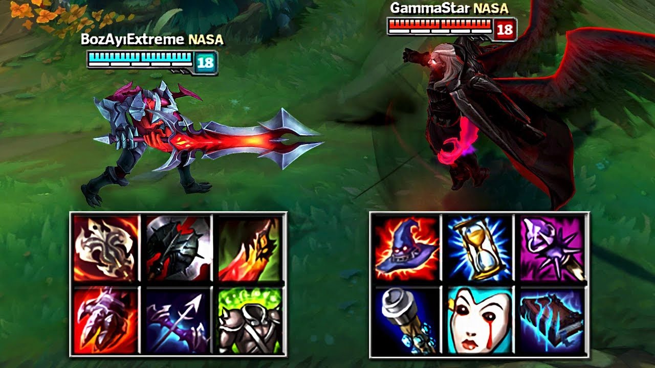 SWAIN vs AATROX FULL BUILD FIGHTS & Best Moments!