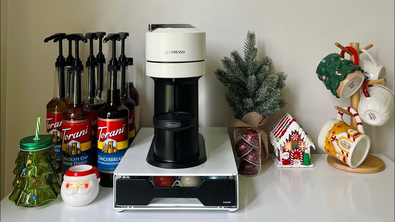 coffee bar reset + decorate 🎄