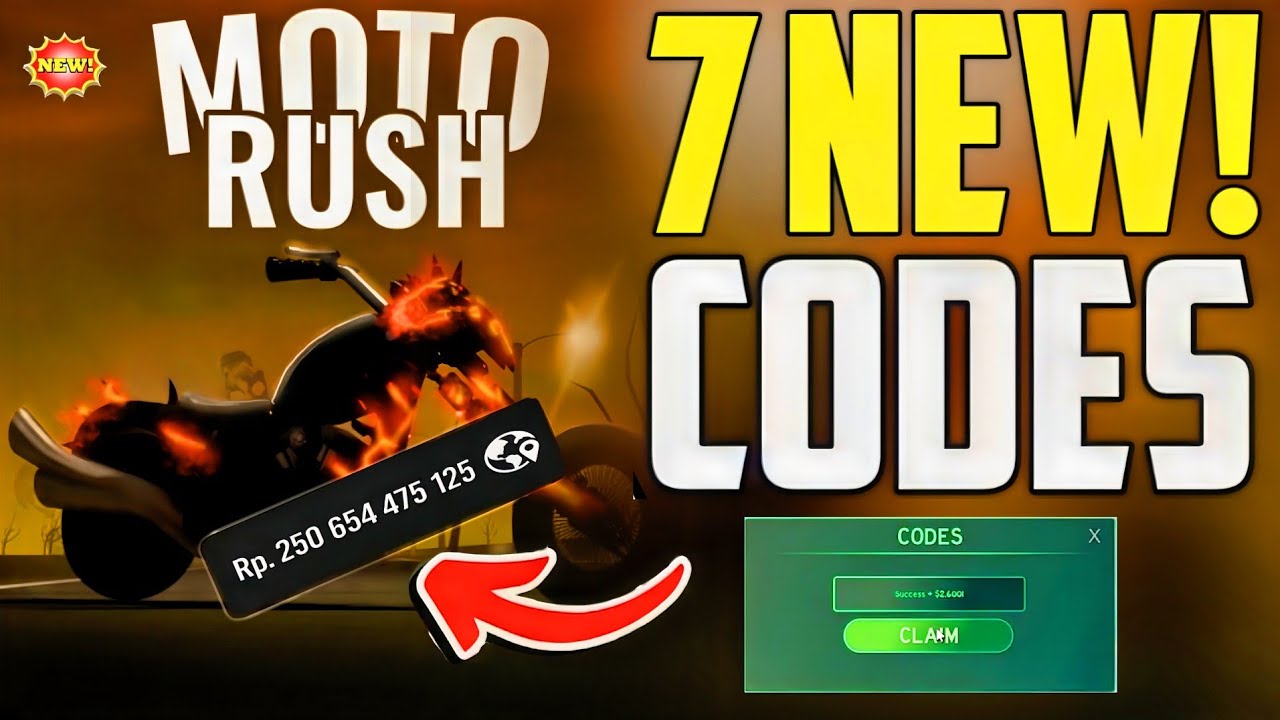 🎃Событие⚠️Новинка! ОБНОВЛЕНИЕ [КОД]🔥КОДЫ MOTORUSH ROBLOX 2025 - КОДЫ ДЛЯ MOTORUSH 2025