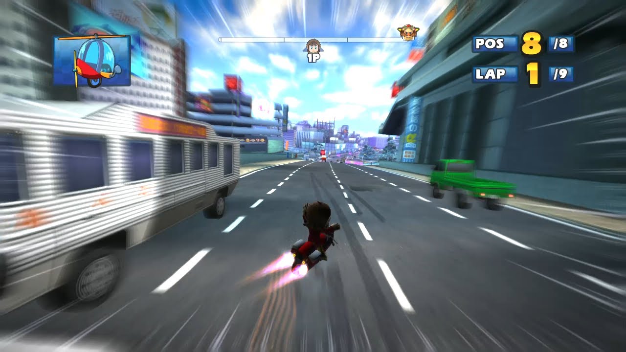 Alex Kidd Shibuya Downtown 9 Laps Expert (Request) Sonic & Sega All-Stars Racing