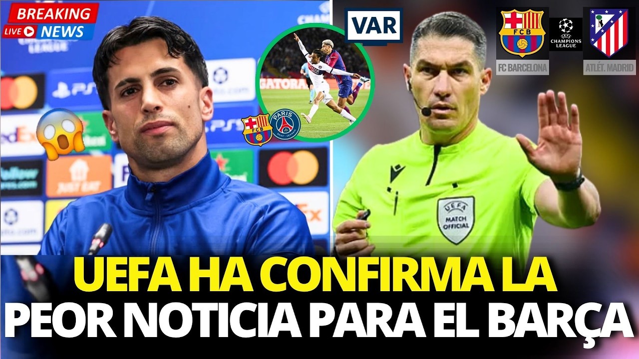 🚨OFICIAL✅ UEFA CONFIRM&Oacute; LA PEOR NOTICIA PARA EL BARCELONA!&iexcl;NO PUEDE SER!&iexcl;NOTICIAS DEL BARCELONA HOY!