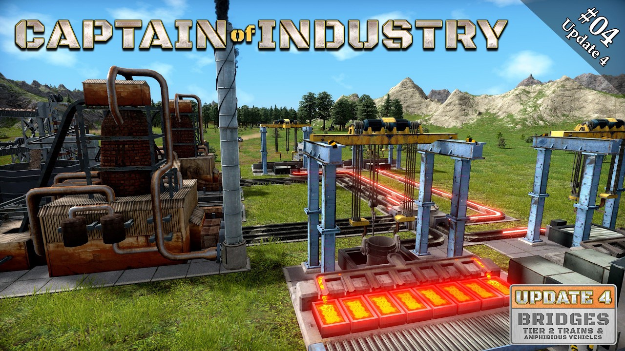Captain of Industrie - Update 4 & DLC - E04: Mehr Eisenplatten & Mechanikteile, führt zum Kupfer