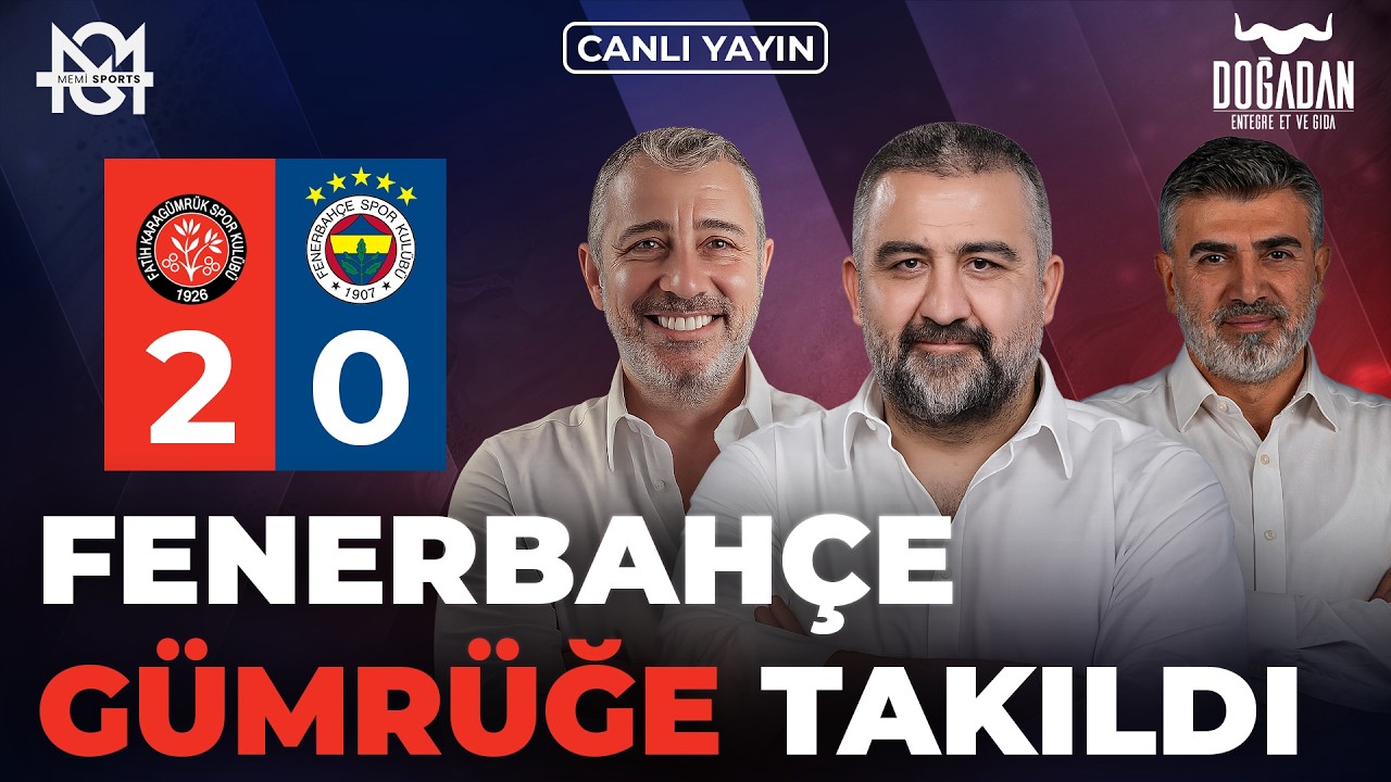 CANLI 🔴 Karagümrük - Fenerbahçe Maç Sonu | Ümit Özat, Melih Şendil | Memi Sports