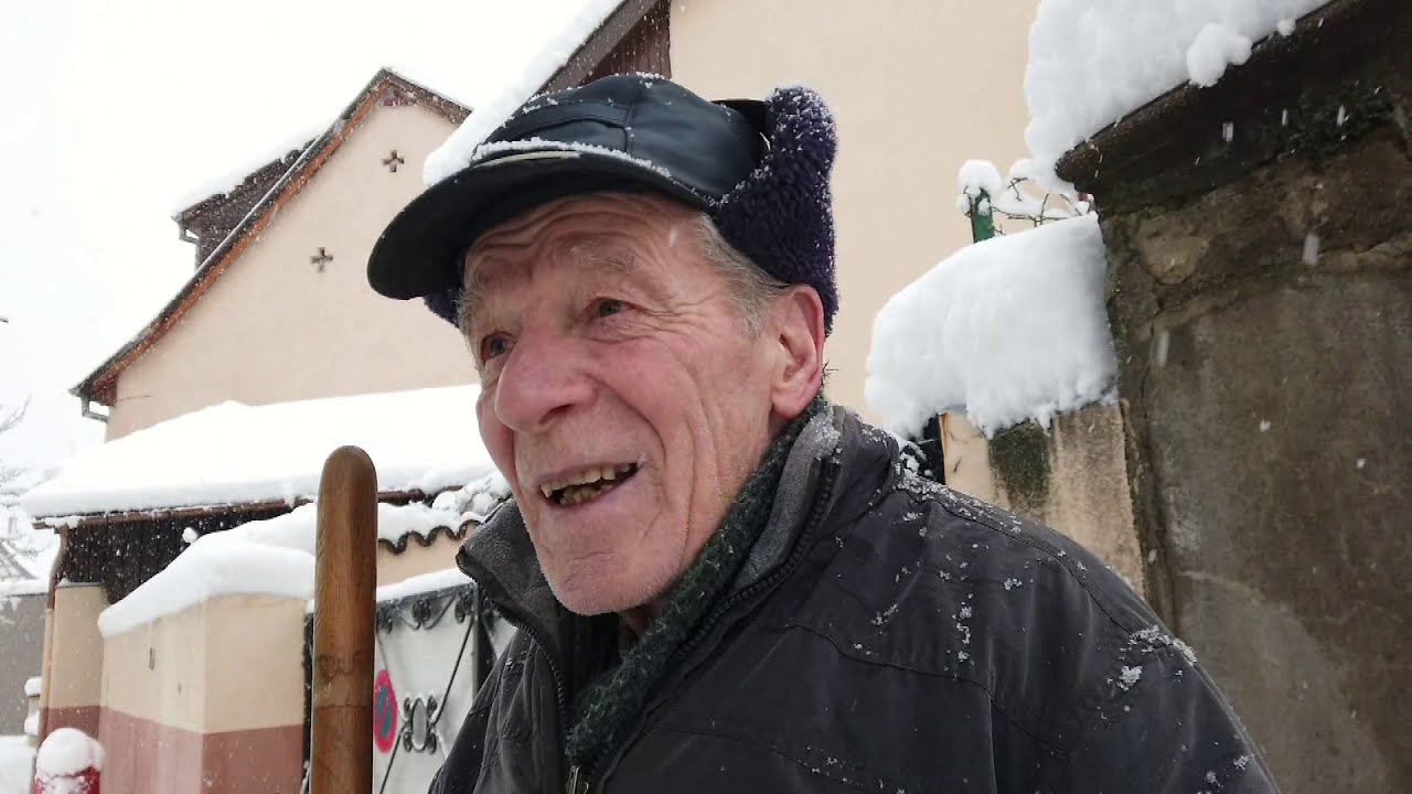 Les premières neiges de Wettolsheim le 15 janvier 2021