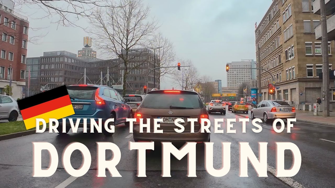 🌧️ Rainy Drive Through Dortmund & the Ruhr Area During Christmas Time 🎄