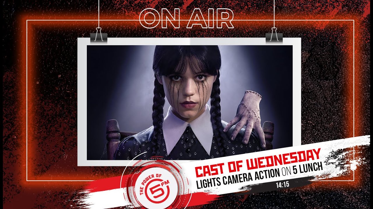 5 Lunch's Nadia Romanos with Cast of Wednesday S2