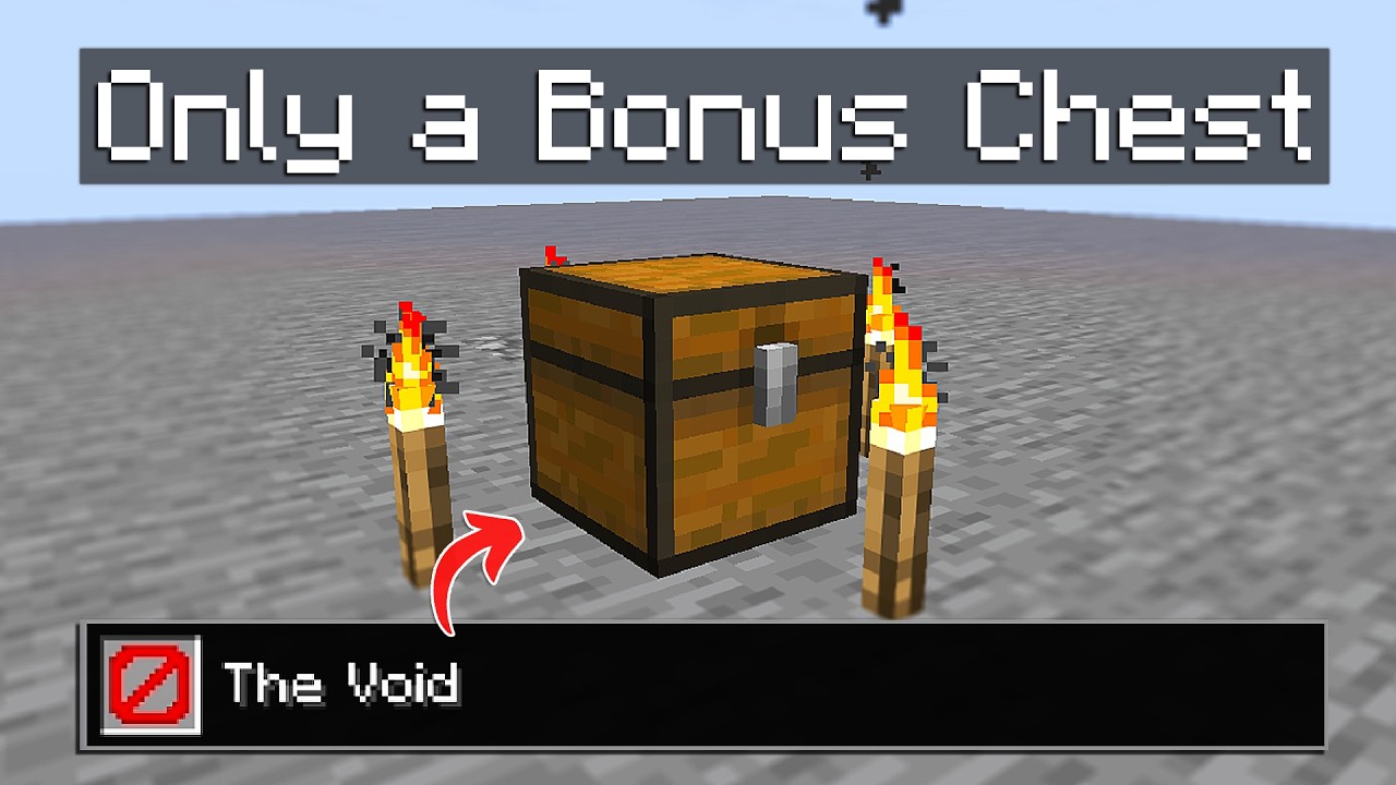 Can You Survive in a Void Superflat World&hellip; with ONLY a Bonus Chest?