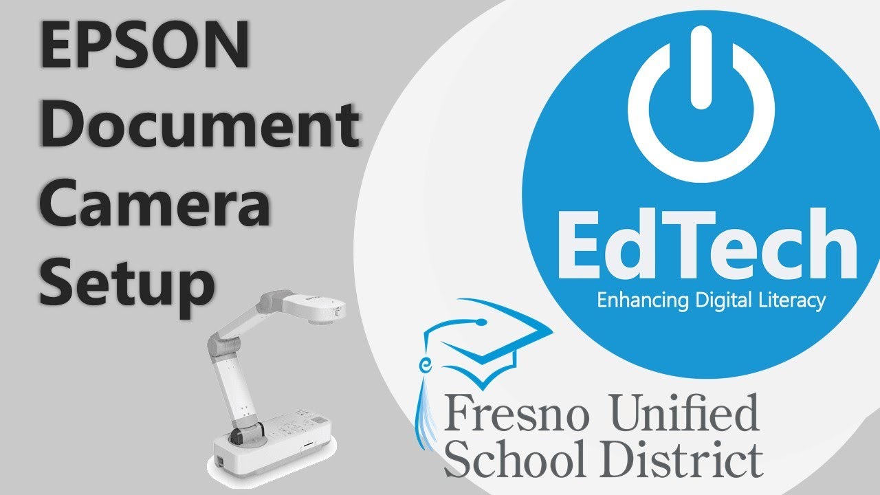 Epson ELPDC13 document camera unboxing, setup, and use
