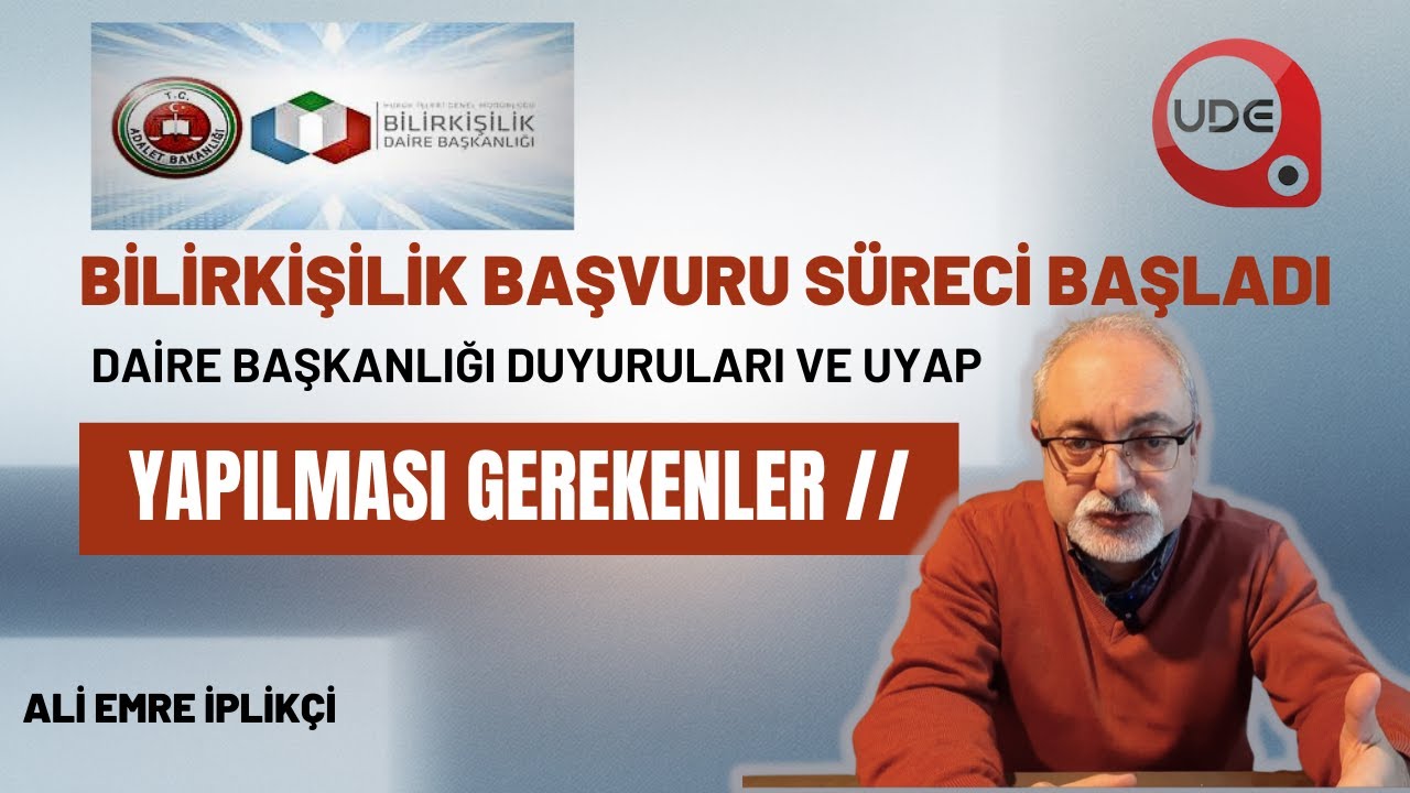 BİLİRKİŞİLİK BAŞVURUSU NASIL YAPILIR?