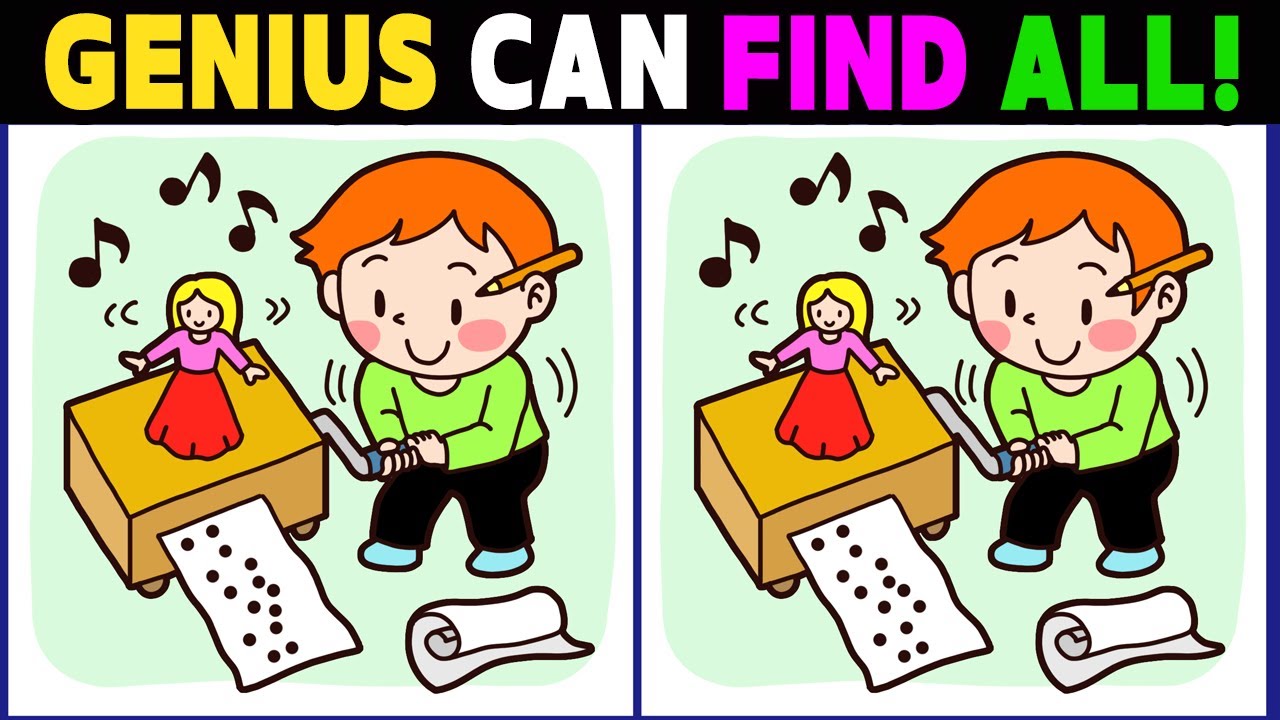 Spot The Difference : Fun Quiz! Test your Brain Health! Dementia Prevention Brain Quiz! 787