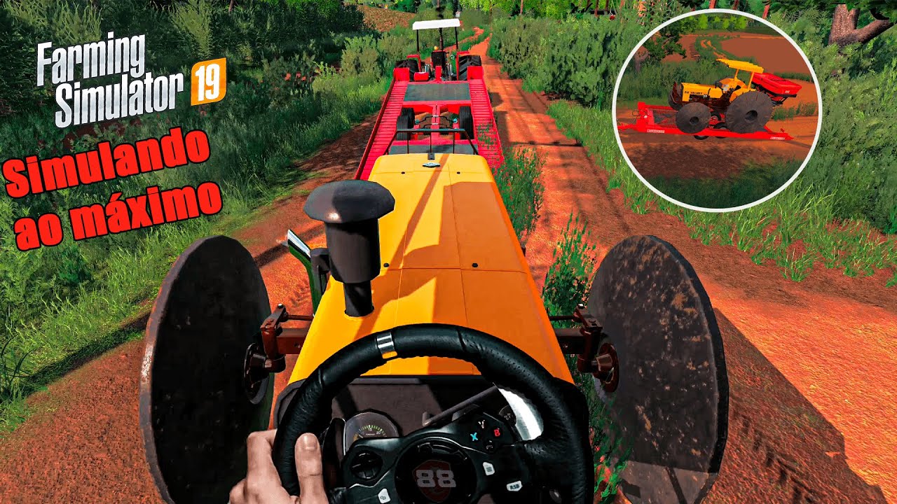 Alugamos um valmet 88 arrozeiro | Transportei na prancha| Simulando ao máximo #11|Farming simulator