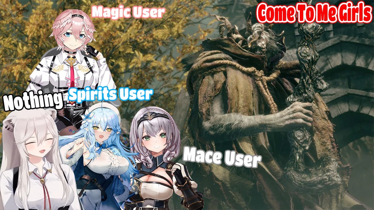 All Hololive Members Reactions And Playstyle Vs Margit The Fell Omen Elden Ring Hololive【ENG SUB】