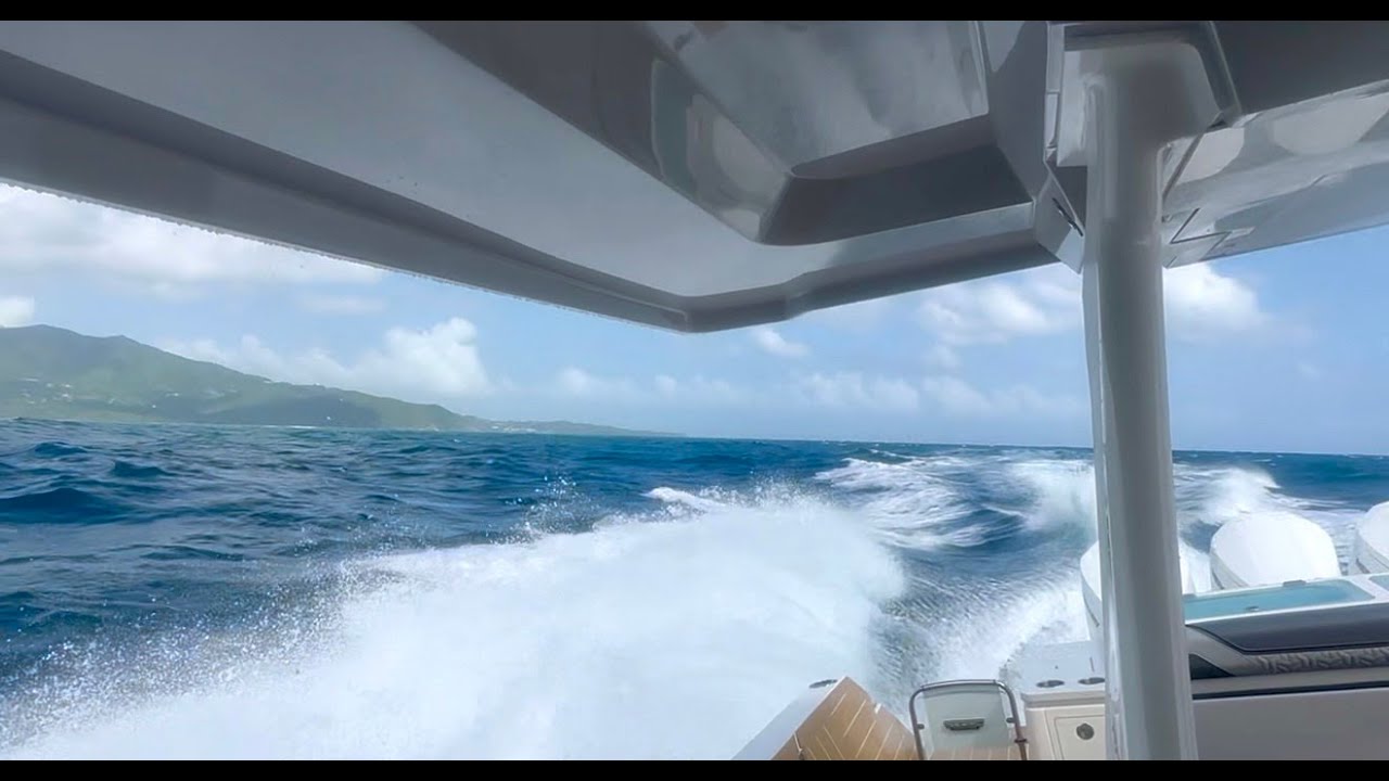 Regal 50 SAV - Rough seas from Fajardo to Cabo Rojo, Puerto Rico navigation (November 2025)