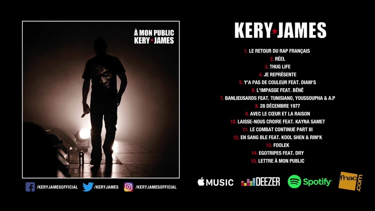 Kery James - À mon public 