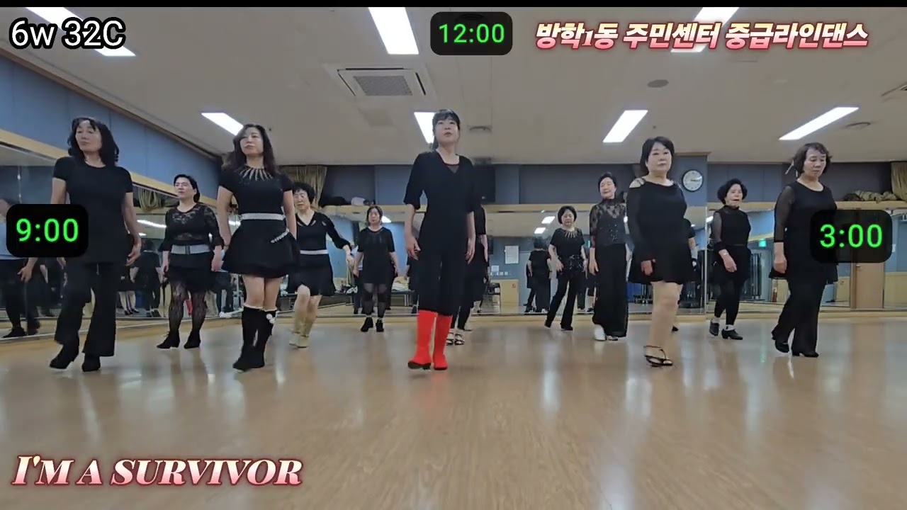 I'm a survivor intermediate linedance/아엠어 서바이벌  중급라인댄스/February 2026/셀레나라인댄스 