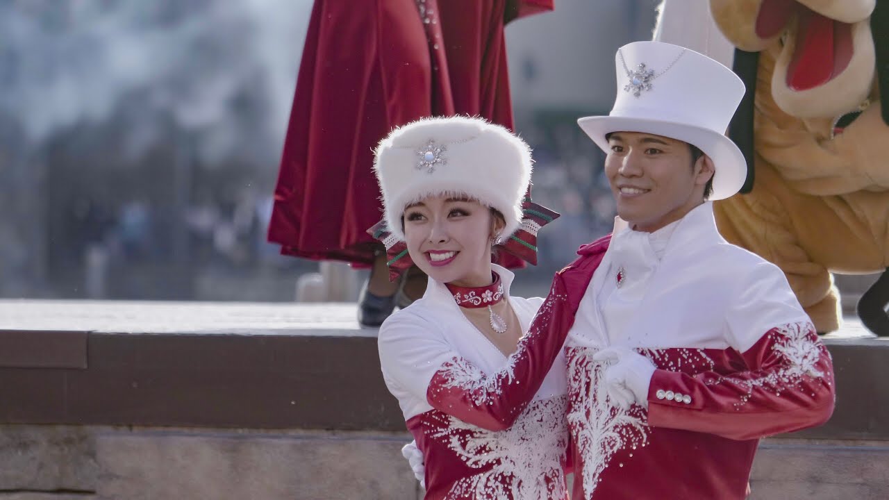 【ディズニーシー】イッツ・クリスマスタイム！ ダンサーさん中心 逆光のミキ広 2019年11月