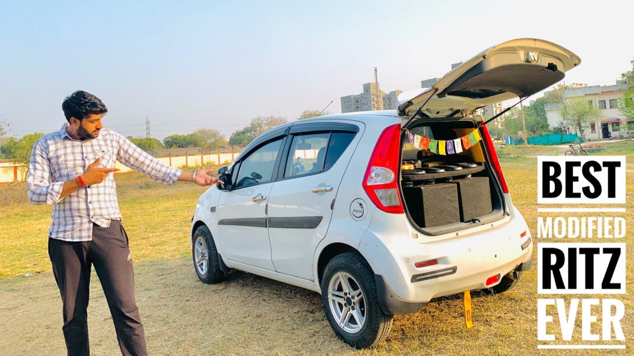 BEST EVER MODIFIED MARUTI SUZUKI RITZ FIRST ON YOUTUBE ♥️