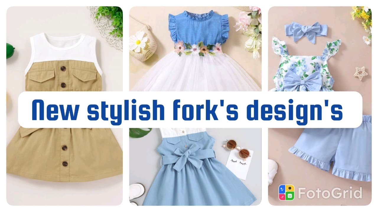 Latest Princess Frock Designs for Baby Girls | Denim & Tulle Party Looks ✨