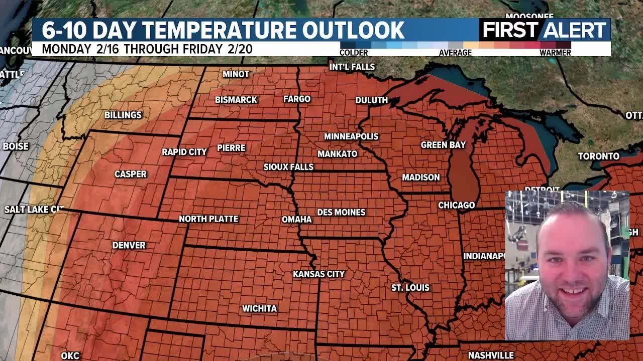 A very mild stretch of weather over the next week