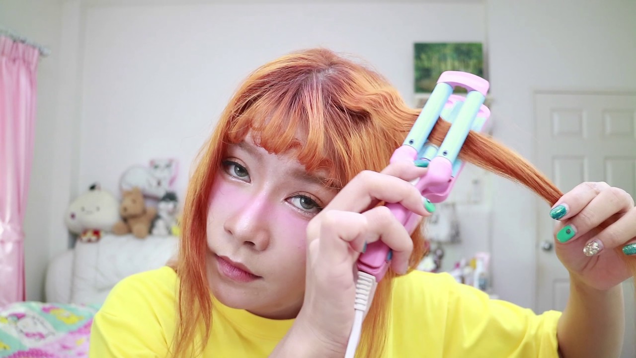 ทำผม ชิคๆ เก๋ๆ  ด้วยที่หนีบผมสั่งมาจากเนท  150 บาท