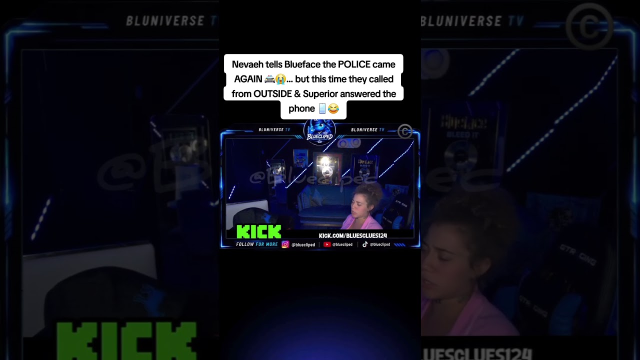 The police pulled up again #blueface #neveah #drama #fyp #viral