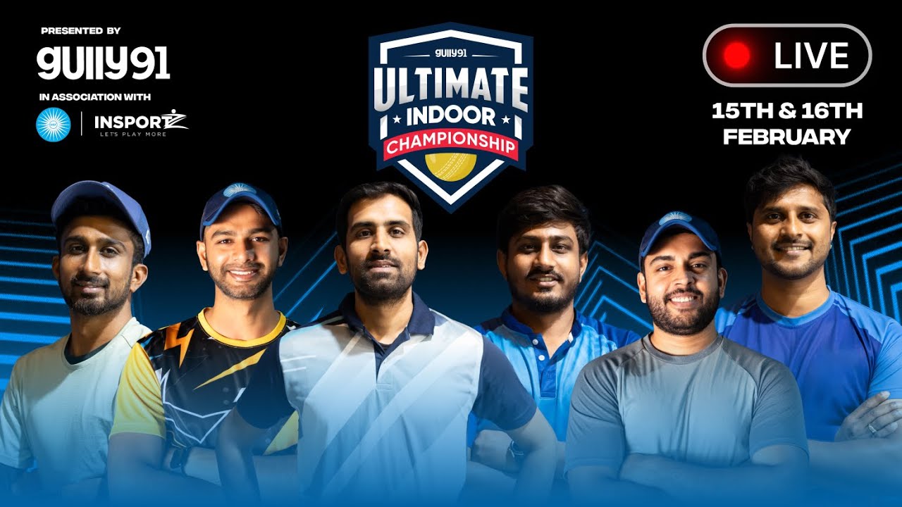 Ultimate Indoor Championship Day 1 | Indoor Cricket LIVE | Gully91 | IISF | Insportz Arena Bengaluru