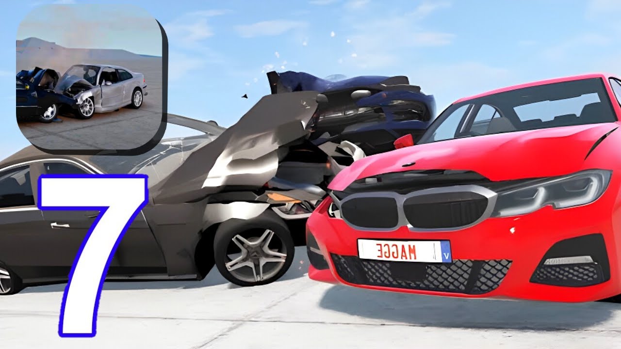 Car Crash Royale - Gameplay Walkthrough, Fun Crash Map (iOS, Android) | New Update