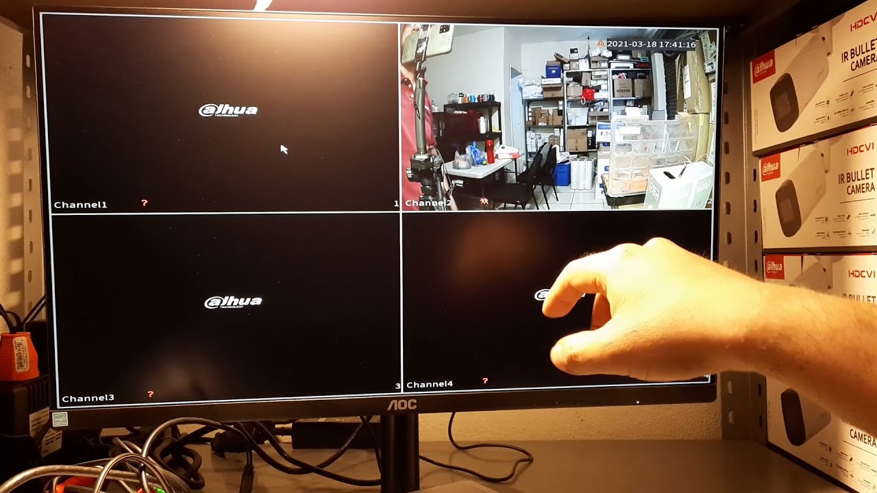 Configuración de grabación por movimiento DVR Dahua XVR 4.0, ahorra espacio en disco duro