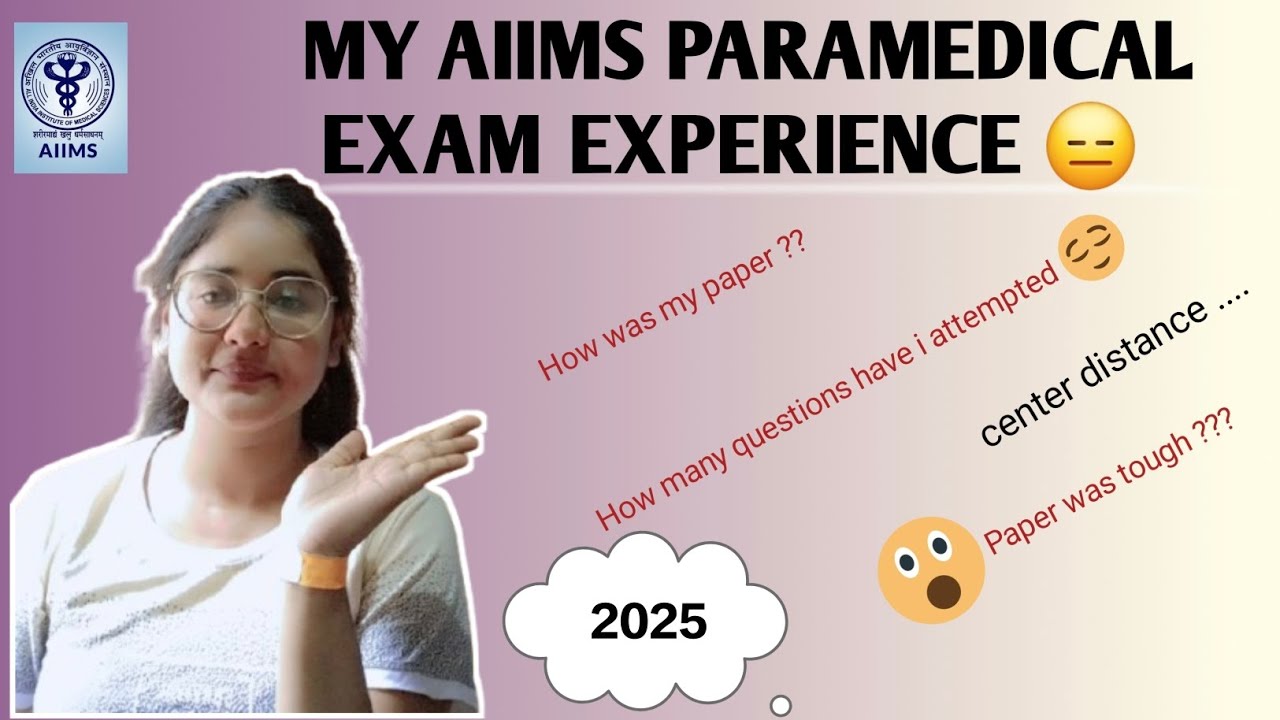 All about aiims paramedical exam || my experience|| paper level || center distance ...2025