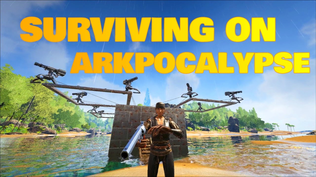 Surviving In A RAFT On ARKpocalypse...