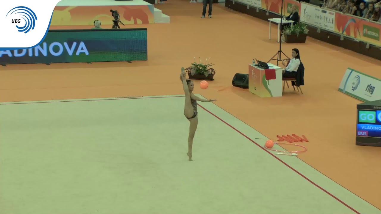 Neviana VLADINOVA (BUL) - 2018 Rhythmic Europeans, all around final ball