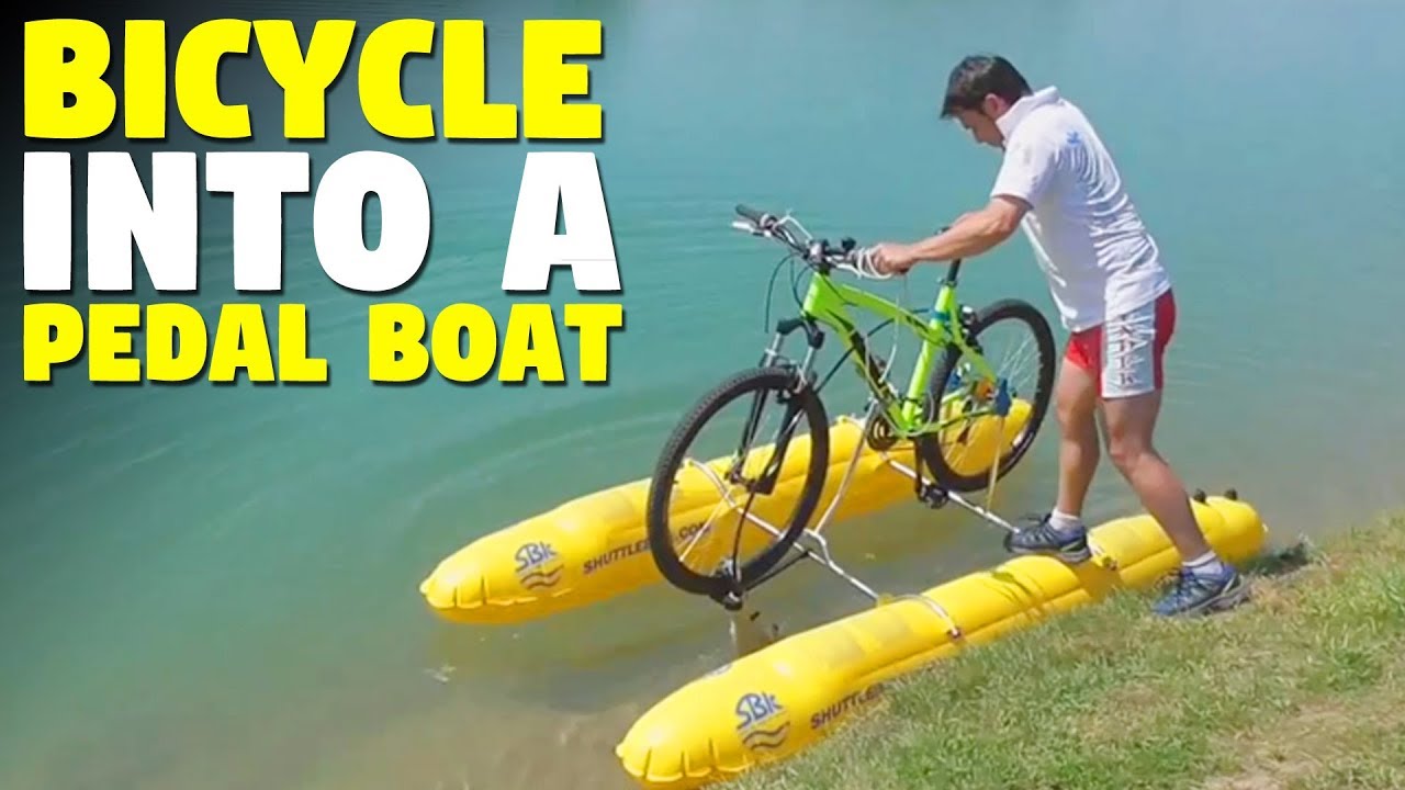 Turn Your Bicycle Into a Pedal Boat