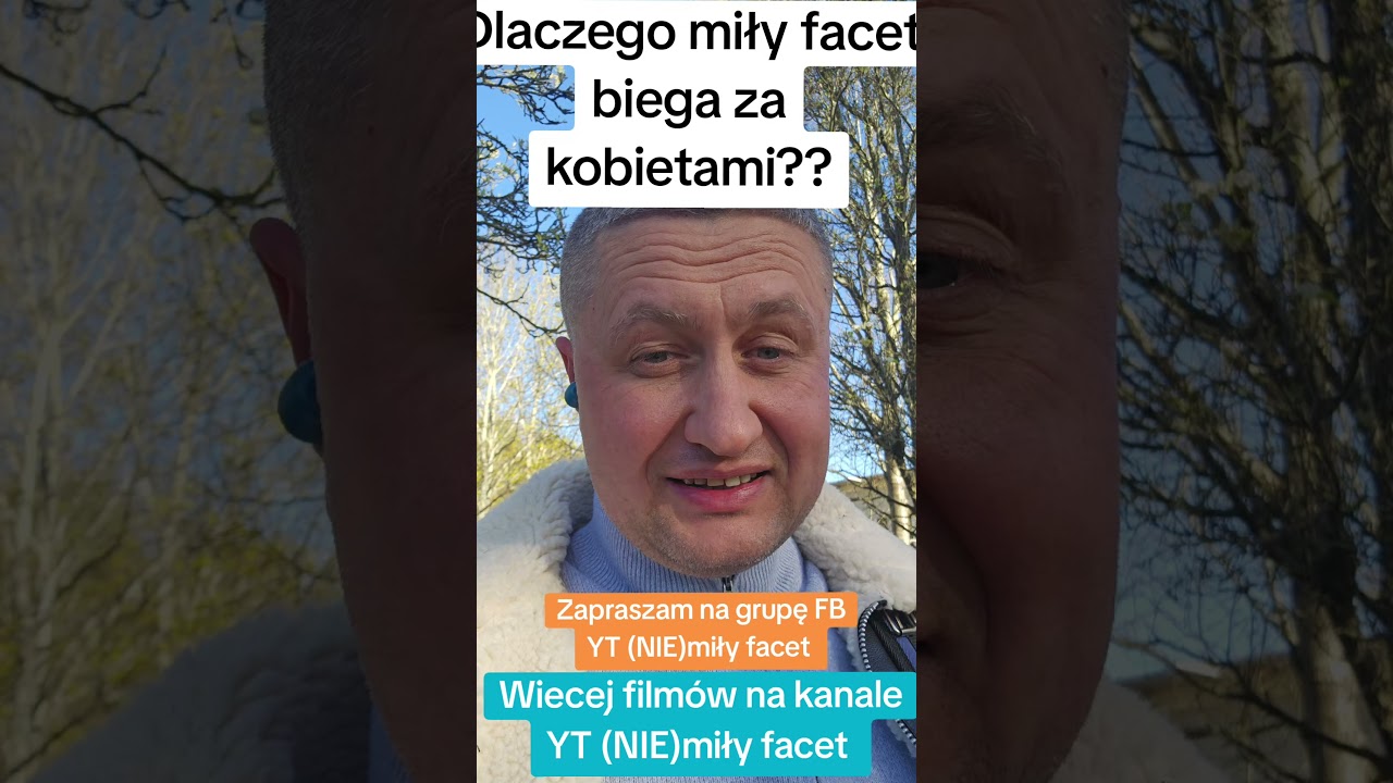 Dlaczego miły facet biega za kobietami?? #coach #psychologia #relacje #youtube #youtubeshort #mentor