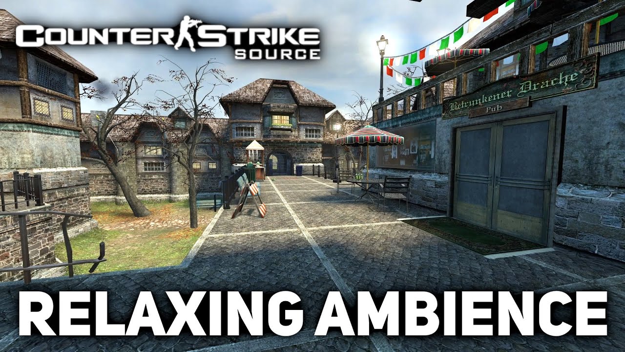 Counter-Strike: Source - de_tides | Calm Peaceful Relaxing Game Ambience - 1 Hour