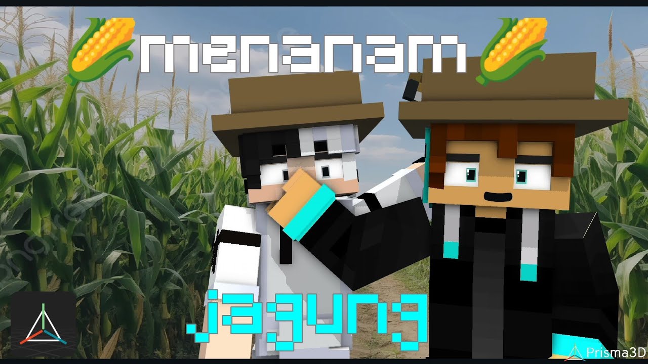 Ayo ayo ga**  cangkul yang dalam..  🌽| [template prisma3d] - animation Minecraft