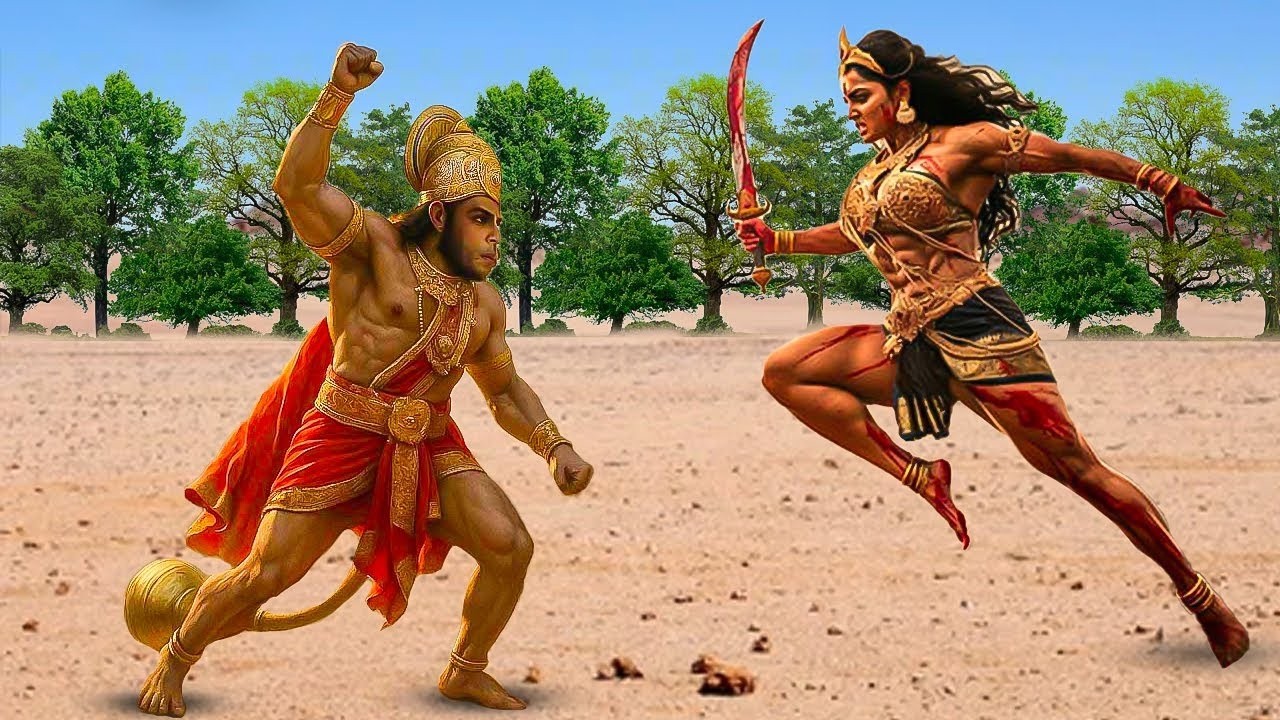 माता कुष्मांडा और बाल हनुमान ने एक दूसरे पर किये घातक वार | Mahabali Hanuman | #hanuman #bhakti