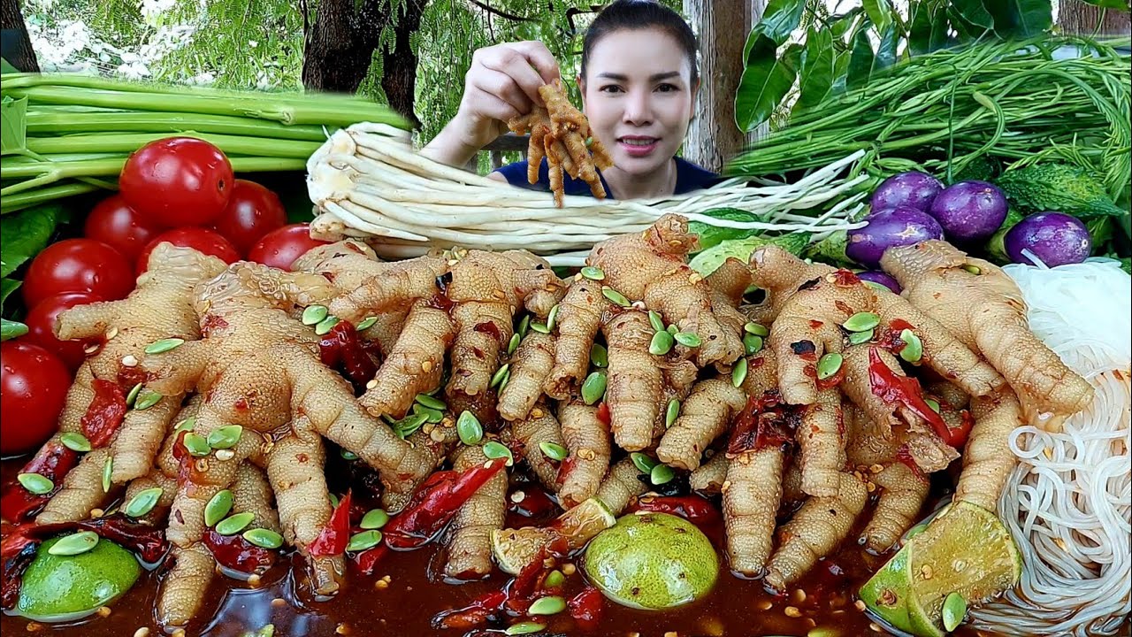 ตำเล็บมือนางอวบๆเผ็ดนัวร์กรุบๆเเกล้มผักสดเป็นสวน|ส้มซ่าพาเเซ่บ 2 กันยายน ค.ศ. 2023