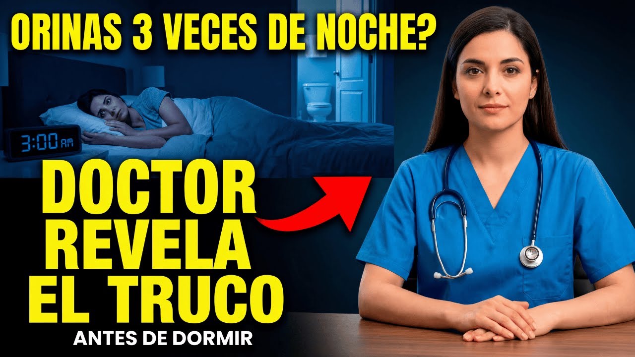 Deja de Despertarte para Orinar por la Noche Desde Hoy con Este Sencillo Truco de 3 Minutos