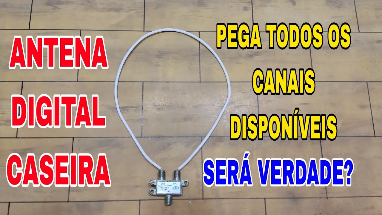 ANTENA DIGITAL CASEIRA FAÇA VOCÊ MESMO