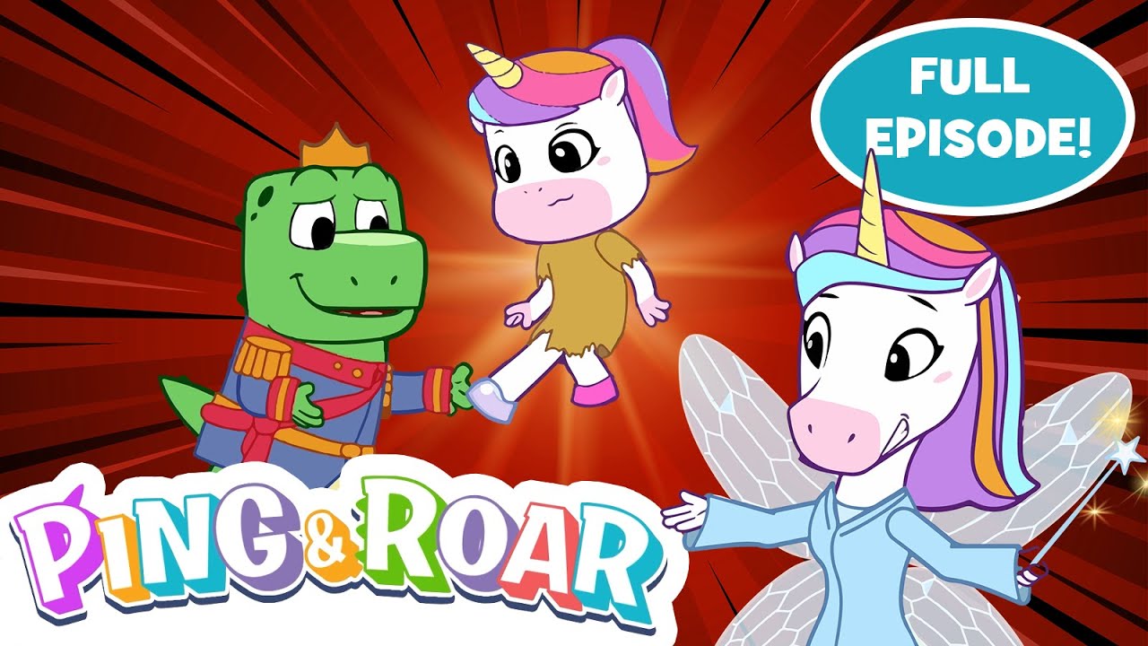 😱🥿 OH NO! Cinderella Unicorn LOST HER SHOE! | 🦄👑 Ping & Roar Fairy‑Tale Adventure I Ep 79