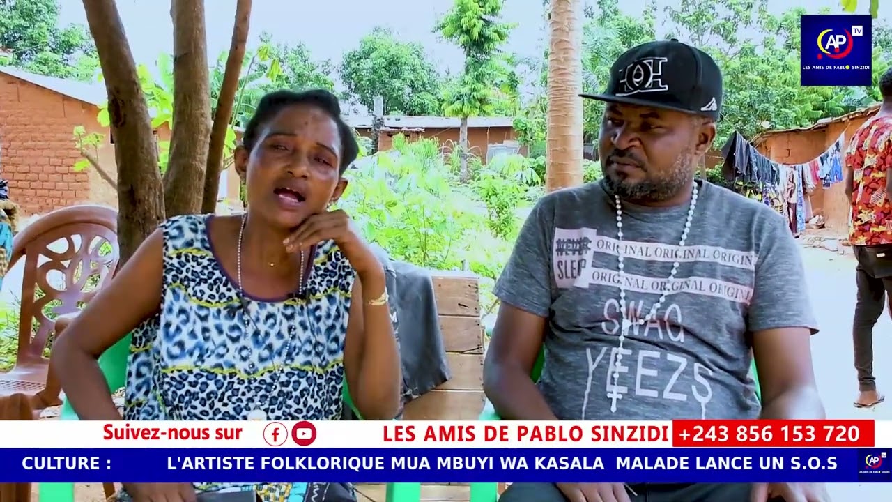 La chantre folklorique Muambuyi KASALA  traverse actuellement une situation d maladie très délicate