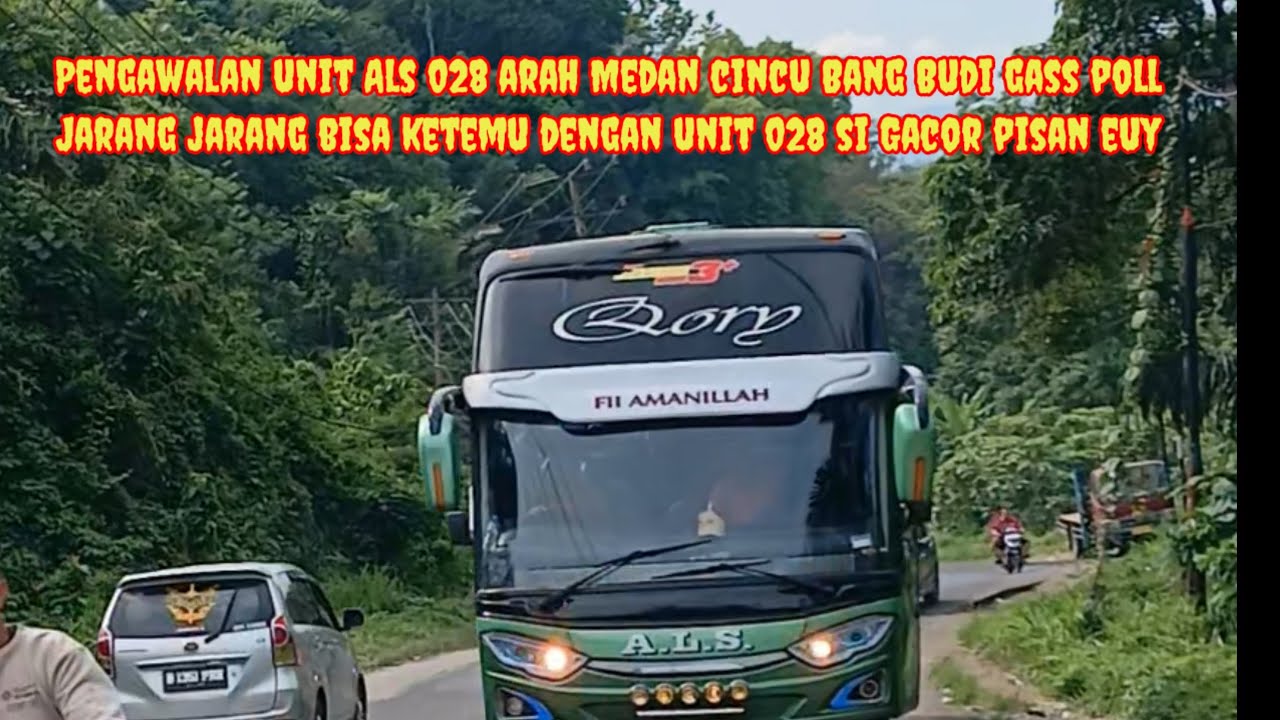 Pengawalan als 028 Qory menuju Medan # Gacor kali telolet nya guys # Cincu Bang Budi jarang jumpa 