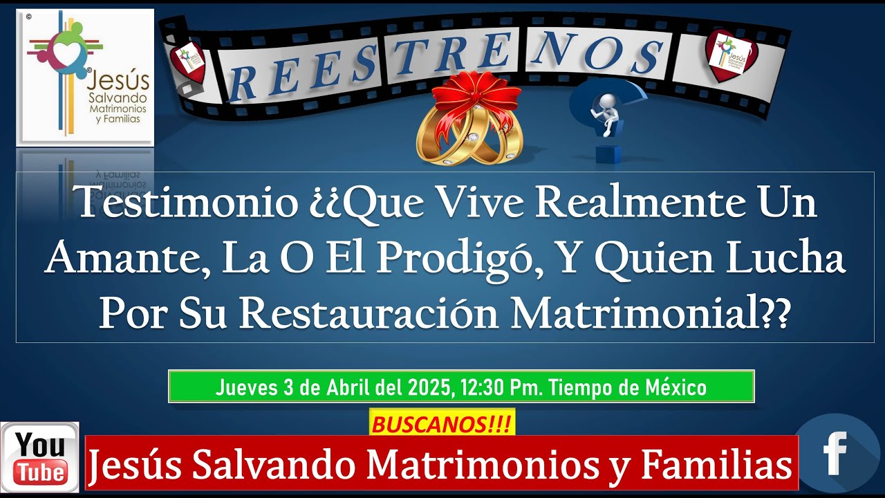 Testimonio Que Vive Realmente Un Amante La O Prodigó, Y Quien Lucha Por Su #restauracionmatrimonial!