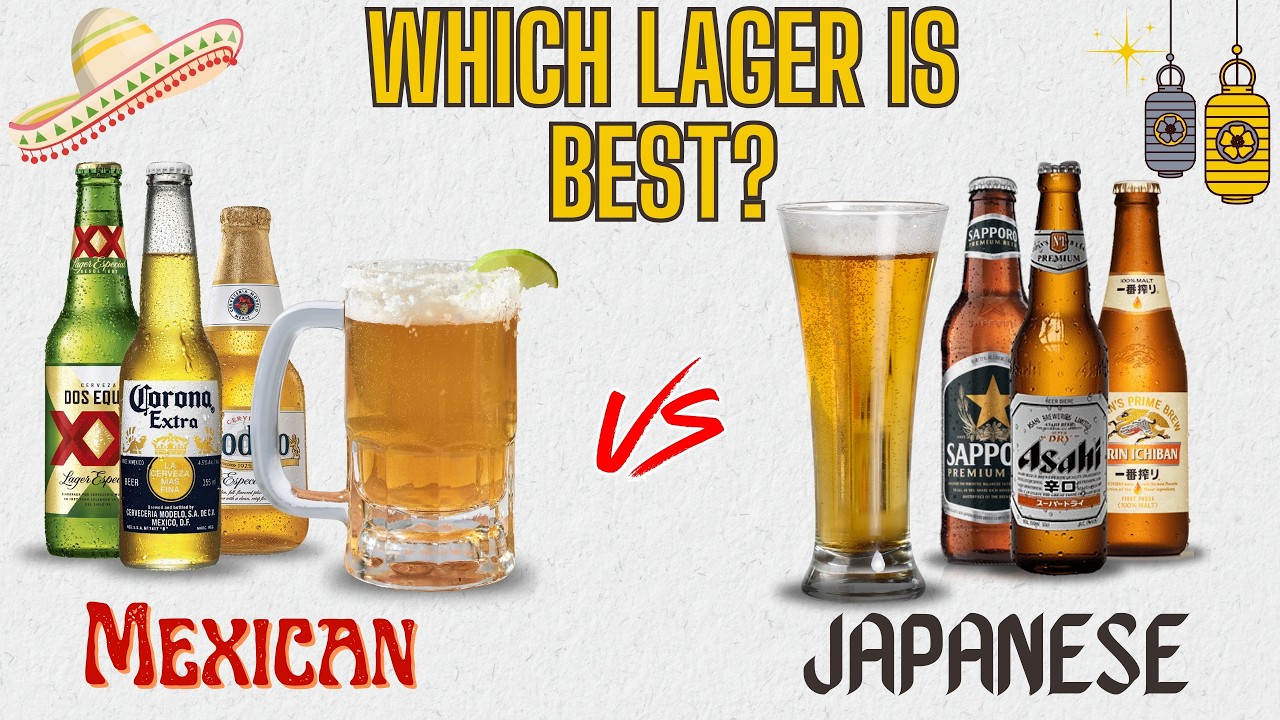 Mexican Cerveza VS Japanese Rice Lager!