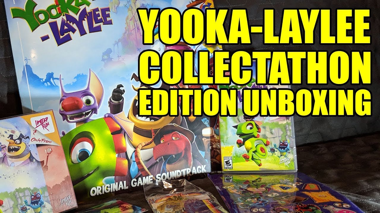 Yooka Laylee Unboxing - Collectathon Edition
